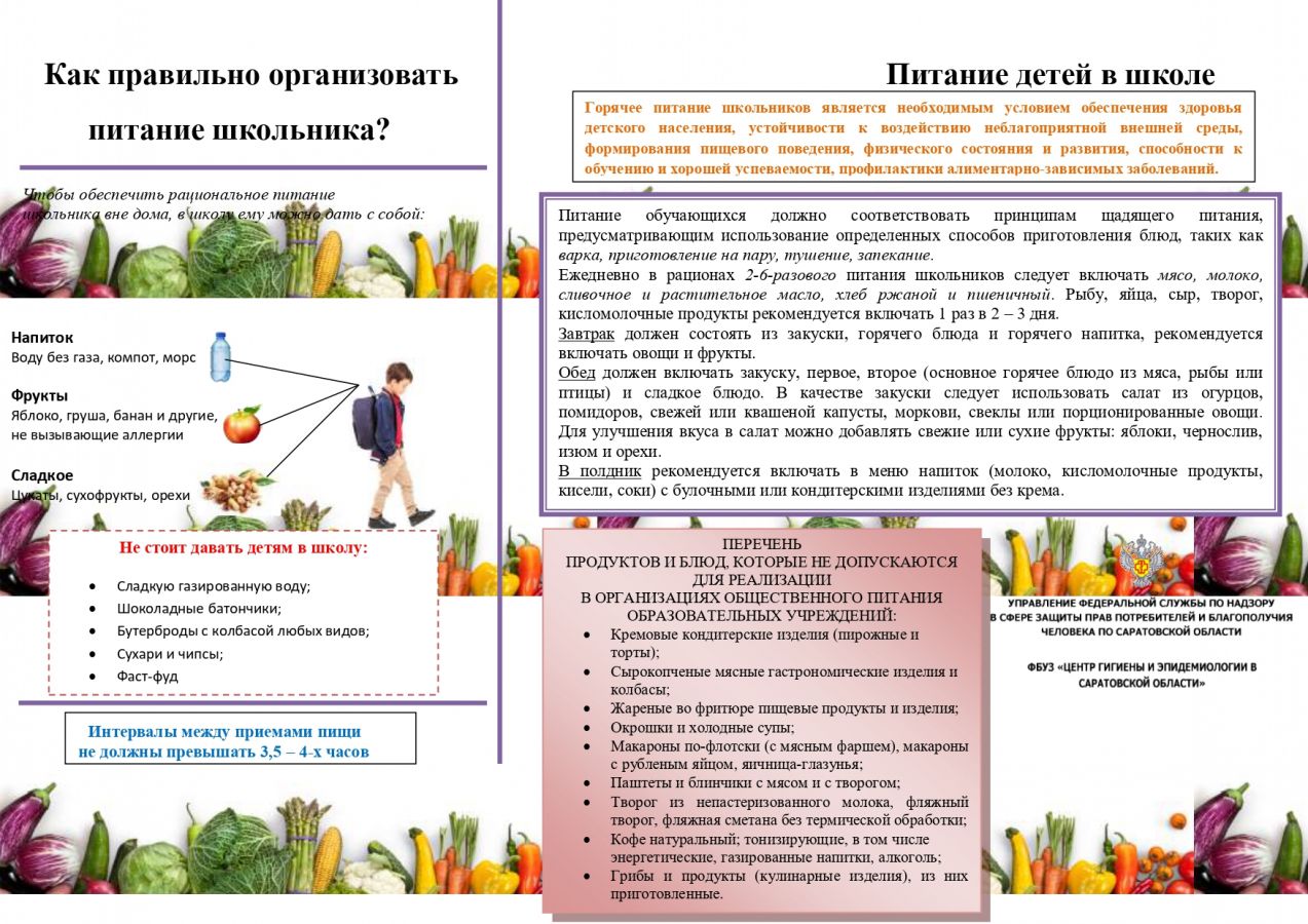 Информация об условиях питания обучающихся.